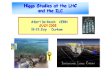 Higgs physics at the LHC and ILC