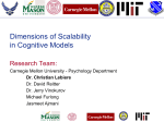 Dimensions of Scalability in Cognitive Models