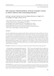 Salt response of photosynthetic electron transport system in wheat