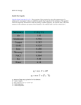 Specific Heat Capacity