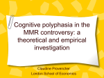 Cognitive polyphasia in the MMR controversy: a theoretical and