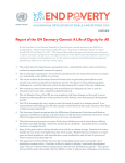 Report of the UN Secretary-General: A Life of