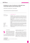 Modulation of Anxiety-Like Behavior in Sildenafil Citrate