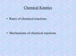 Chemical Kinetics - Neshaminy School District