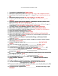 Cell Processes and Energy Study Guide The products of