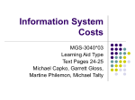 Information System Costs