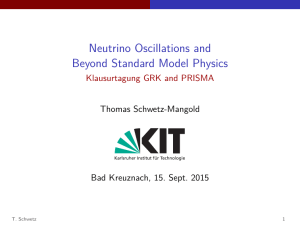Neutrino Oscillations and Beyond Standard Model Physics
