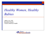 Healthy Women, Healthy Babies