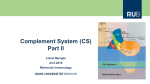 Complement System (CS) Part II - Ruhr