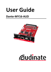 Dante-MY16-AUD - Yamaha Downloads