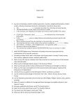 Study Guide Chapter 10 Key terms (matching): scientific method