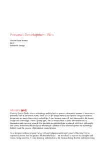 Personal Development Plan