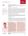 Simulating the market coefficient of relative risk aversion