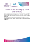 LGBTI Advance Care Planning by State and Territory