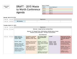 Conference Schedule