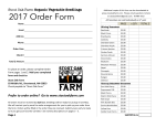 2017 Order Form - Stout Oak Farm