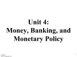 Money and Banking - Mr. newcomb`s class website