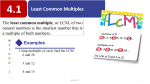 Lecture Section 4.1 and 4.2