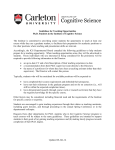Guidelines for Teaching Opportunities Ph.D. Students in the Institute