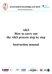 AKS How to carry out the AKS process step by step Instruction manual