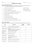 *INTRODUCTION TO ENERGY* WORKSHEET