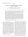 Underwater Photosynthesis in Flooded Terrestrial Plants: A Matter of