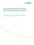 Gas Quenching With Air Products` Rapid Gas Quenching Gas Mixture