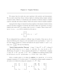 Chapter 6: Complex Matrices We assume that the reader has some