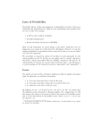 Laws of Probability