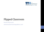 A real example of the flipped classroom