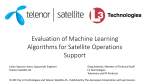 Evaluation of Machine Learning Algorithms for Satellite Operations