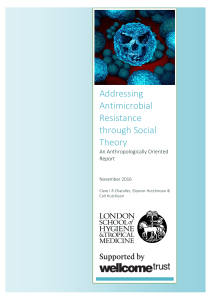 Addressing Antimicrobial Resistance through Social Theory