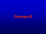 Chemical Structure of Donepezil Pharmacokinetics