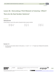 Algebra II Module 1, Topic D, Lesson 36: Student Version