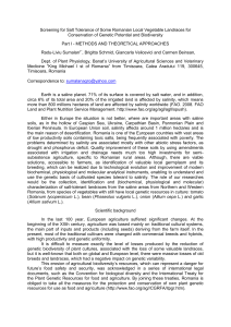 Ashraf M, Akram NM. 2009- Improving salinity tolerance of plants