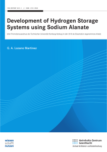 Development of Hydrogen Storage Systems using Sodium Alanate