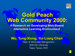 Gold Peach Web Community 2000