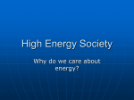High Energy Society