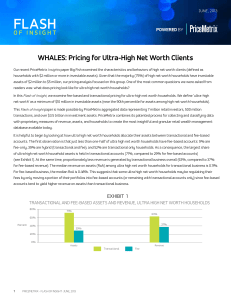 WHALES: Pricing for Ultra-High Net Worth Clients