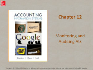 Monitoring and Auditing AIS - McGraw