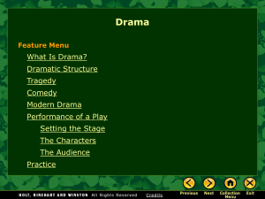 What Is Drama?