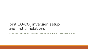 Joint CO-CO2 inversion setup for investigating the effect of drought