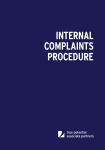 internal complaints procedure