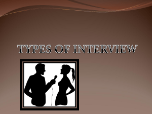 Types Of Interview
