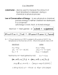 Calorimetry