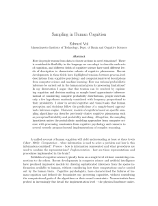 Sampling in Human Cognition