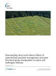 Disentangling direct and indirect effects of experimental grassland
