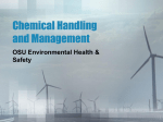 Chemical Handling and Managment