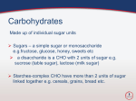 Carbohydrates=energy - iHealth-T2D