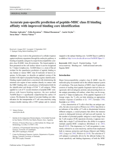 Accurate pan-specific prediction of peptide-MHC class II